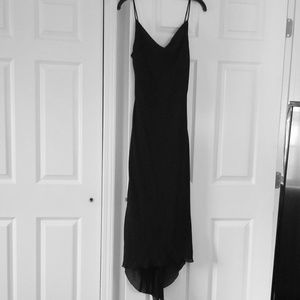 Long black evening dress